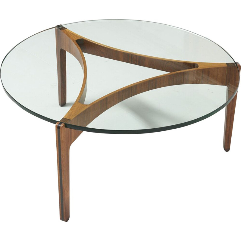 Vintage coffee table by Sven Ellekaer pour Christian Linneber,1960