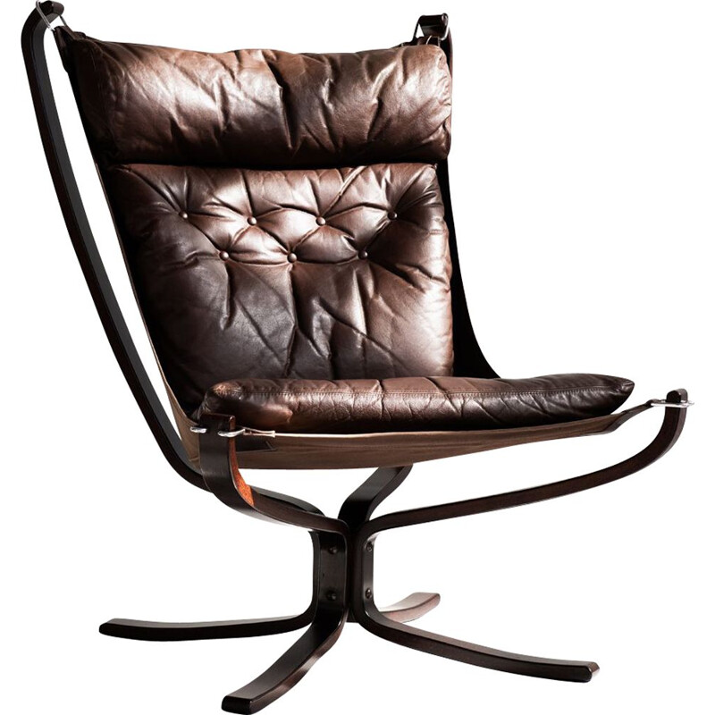 Vintage "Falcon" chair by Sigurd Resell for Vatne Møbler,1970