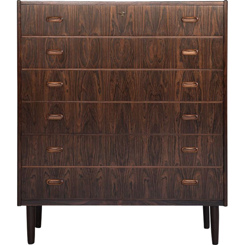 Vintage large chest of drawers in rosewood by VV Møbler,1960