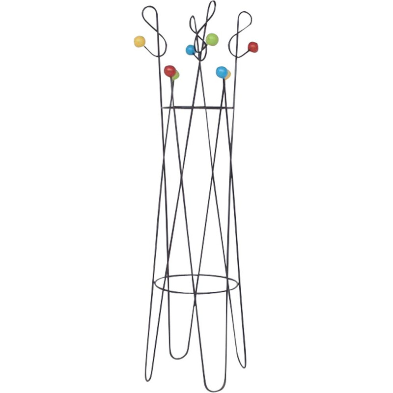 Vintage coat rack by Roger Feraud from the 50s