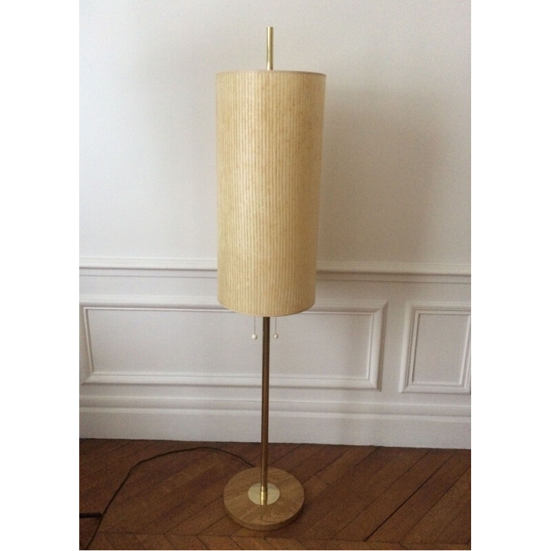 Vintage brass floor lamp by Maison Monix