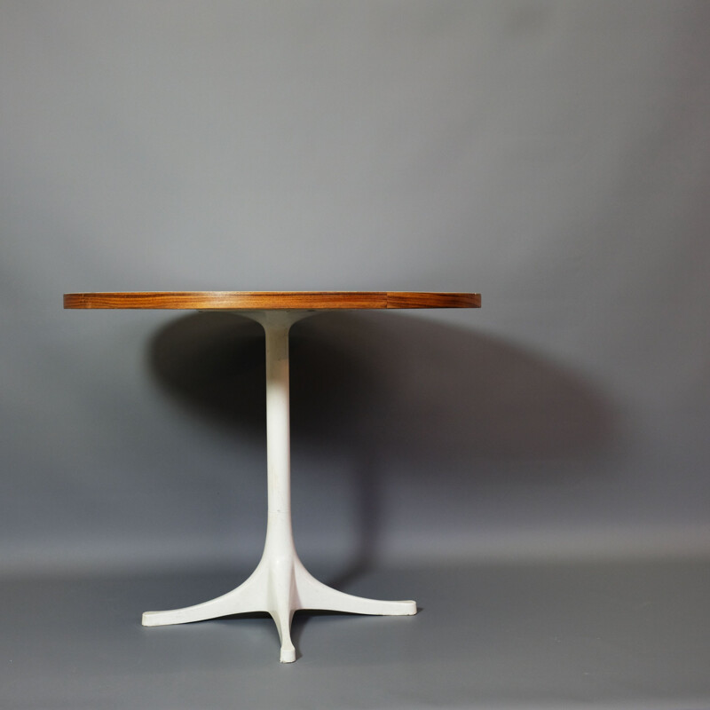 Vintage white side table by Robert Propst for Herman Miller