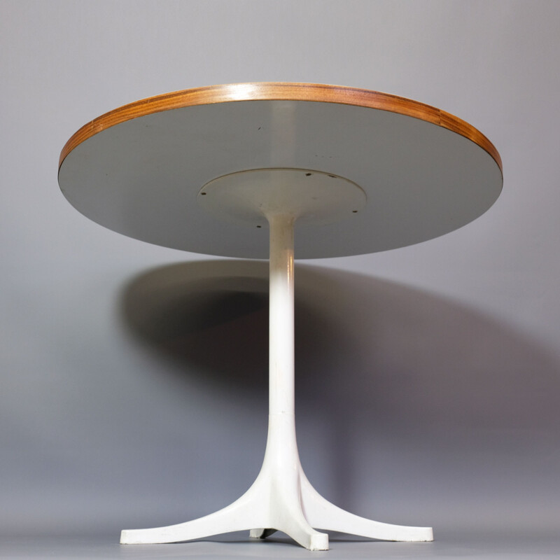 Vintage white side table by Robert Propst for Herman Miller