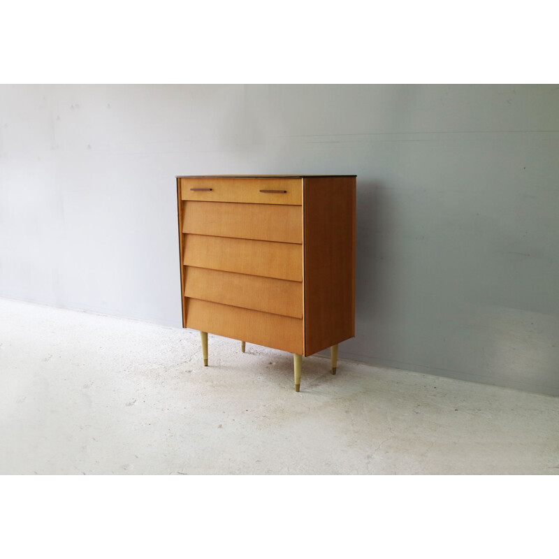 Vintage Belgian chest of drawers from the 60s