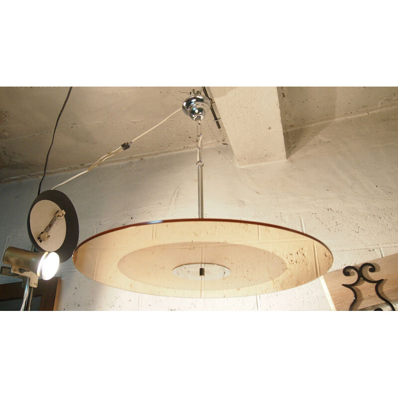 French vintage pendant light from the 40s 