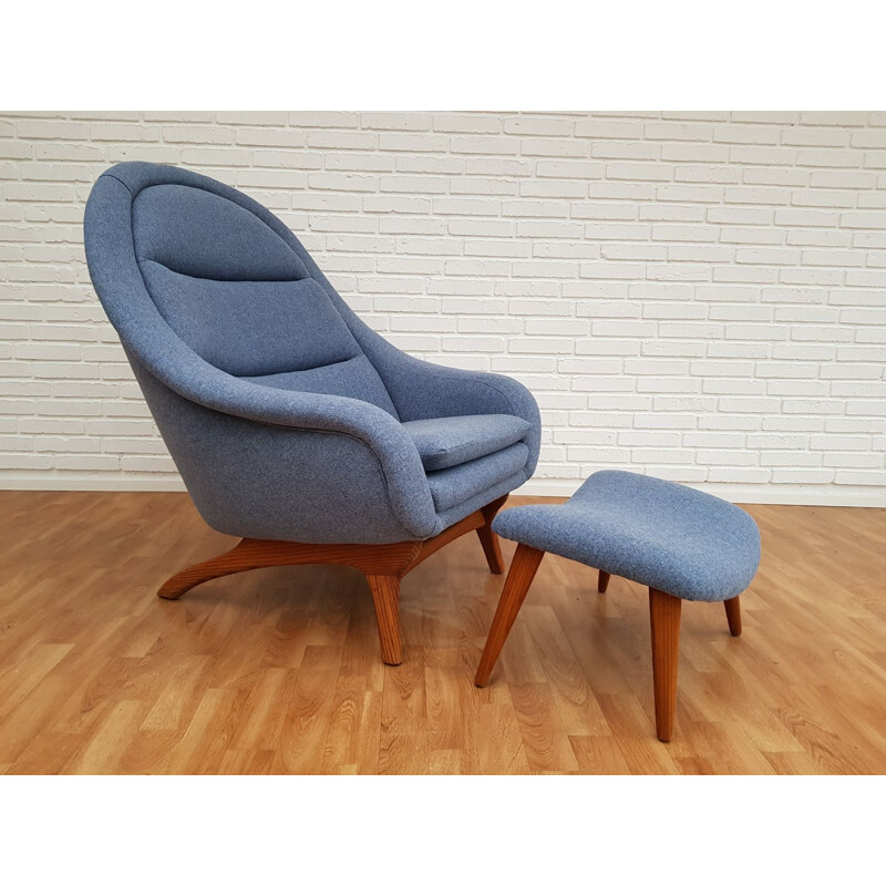 Vintage Danish teak lounge chair,1960