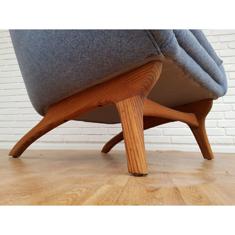 Vintage Danish teak lounge chair,1960