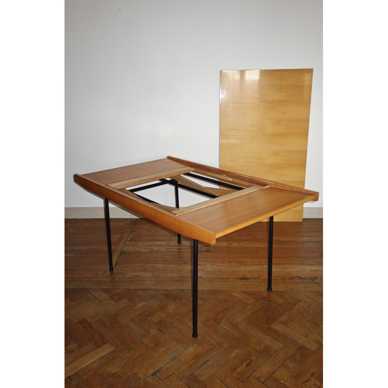 Vintage dining table by Alain Richard for Meubles TV,1950