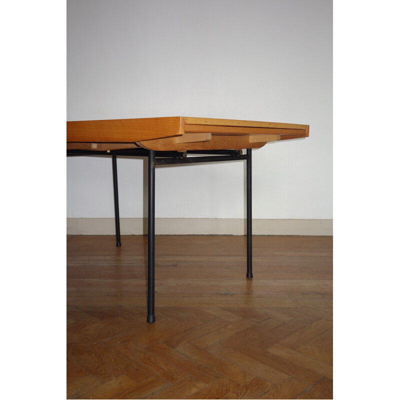 Vintage dining table by Alain Richard for Meubles TV,1950