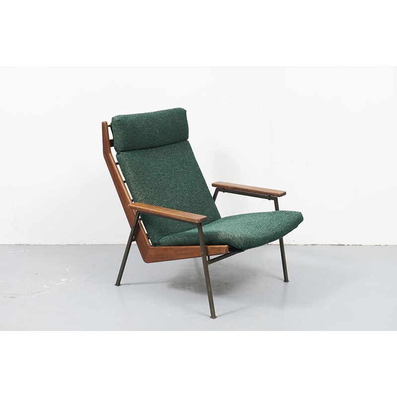 Lotus vintage Green armchair by Rob Parry 1960