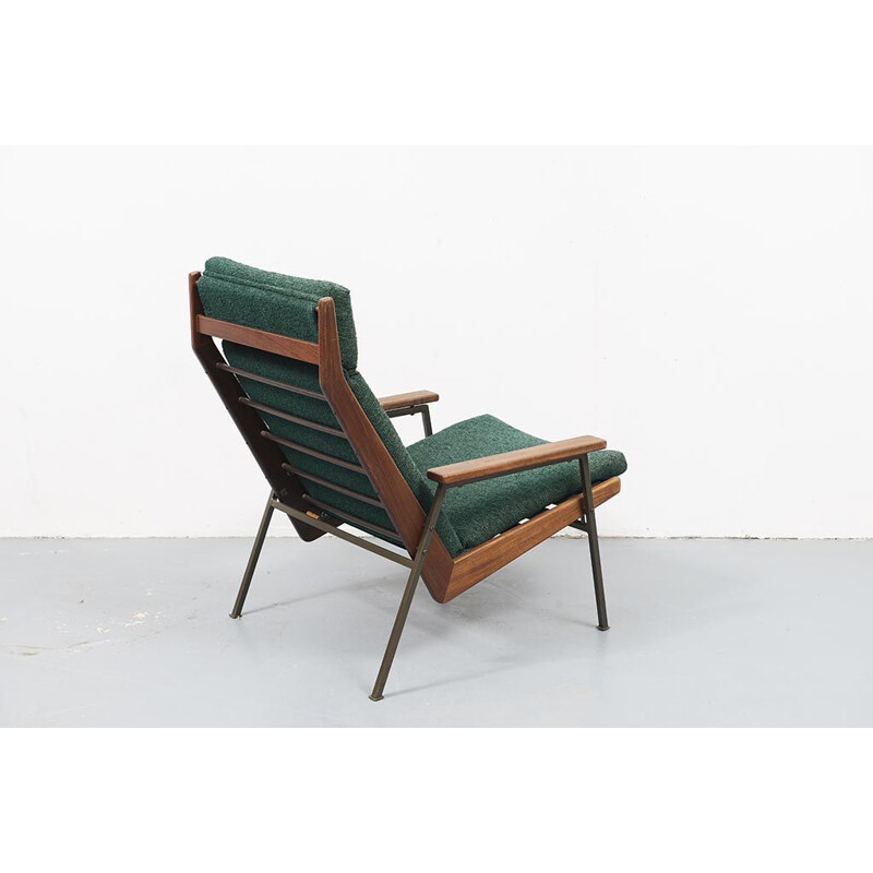 Lotus vintage Green armchair by Rob Parry 1960