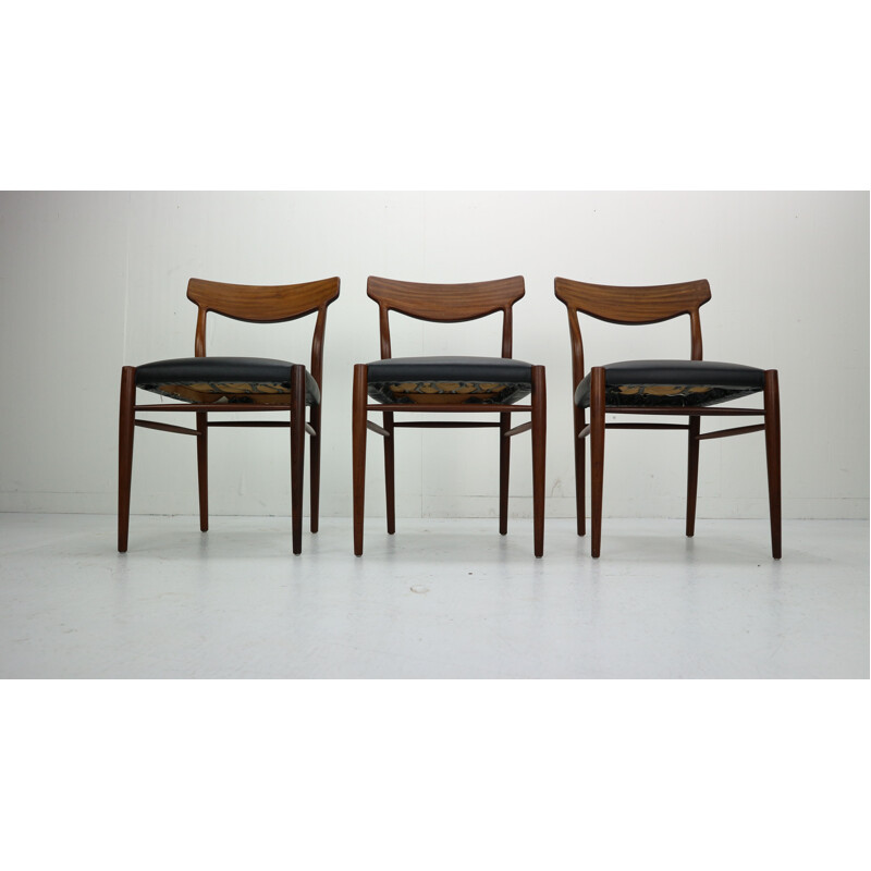Set of 6 vintage teak Dining Chairs 1960
