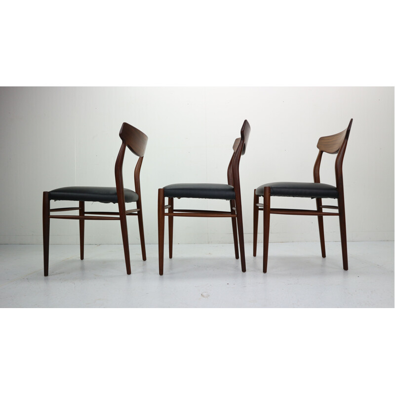 Set of 6 vintage teak Dining Chairs 1960