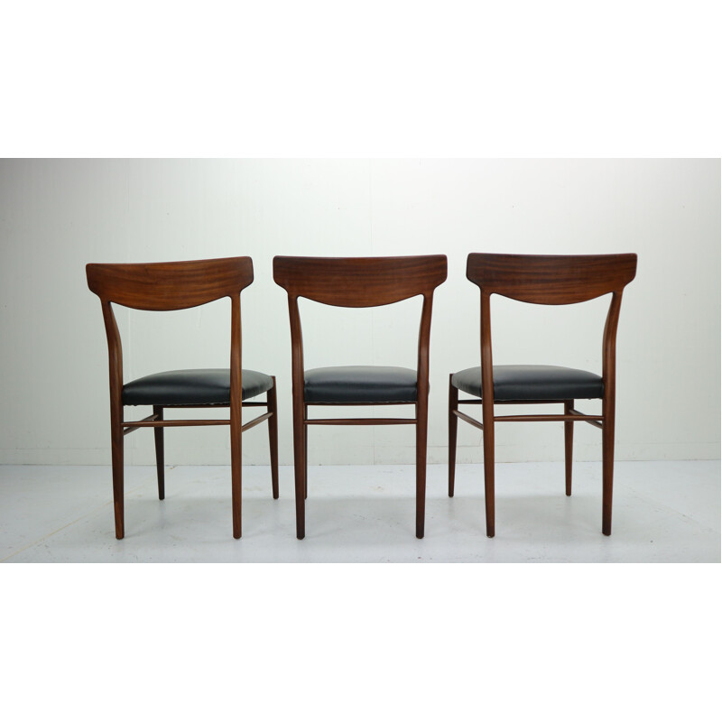 Set of 6 vintage teak Dining Chairs 1960