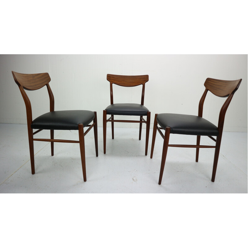 Set of 6 vintage teak Dining Chairs 1960