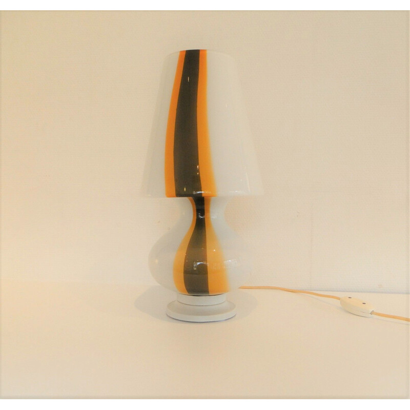 Lampe vintage en verre de murano 1960