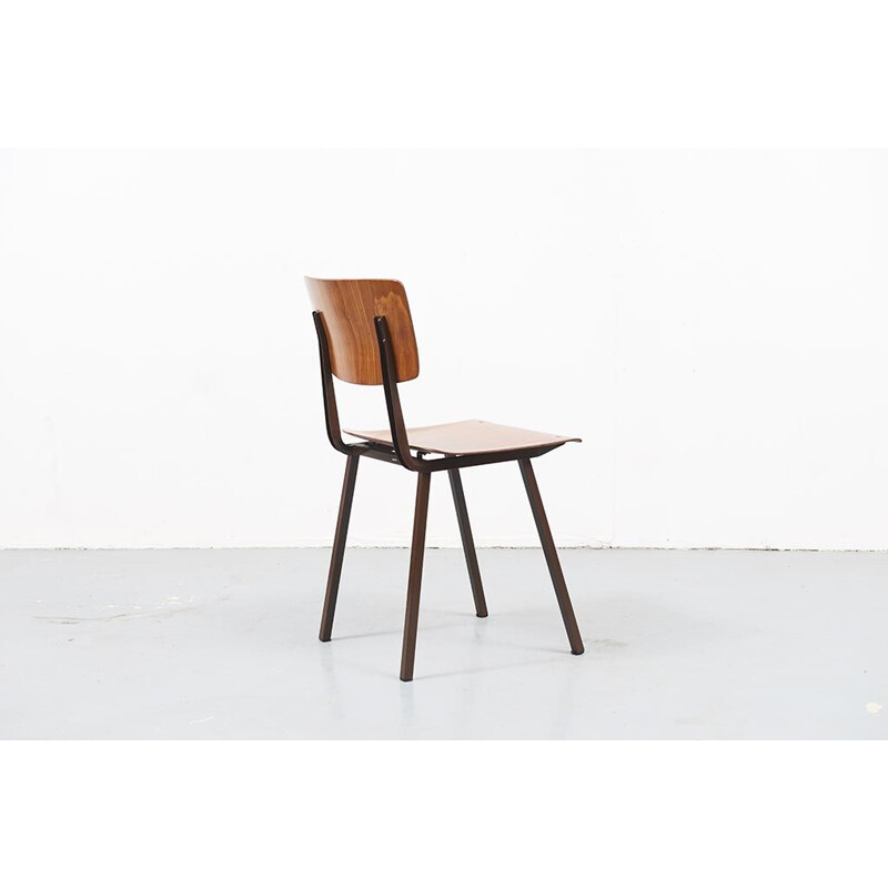 Vintage Kwartet oak chairs by Marko 1960s