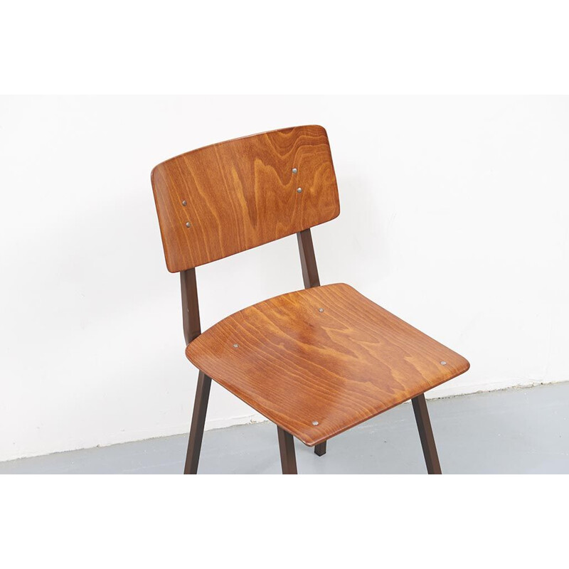 Vintage Kwartet oak chairs by Marko 1960s