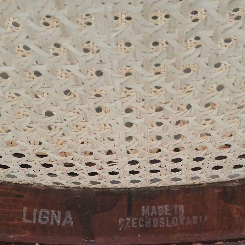 Suite de 4 chaises vintage 210  de LIGNA