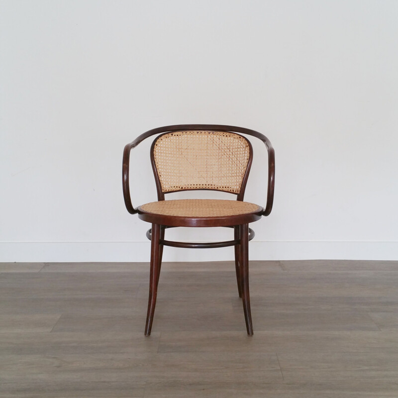 Set of 4 vintage No. 210 bentwood chair from Ligna