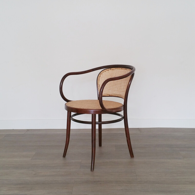 Set of 4 vintage No. 210 bentwood chair from Ligna
