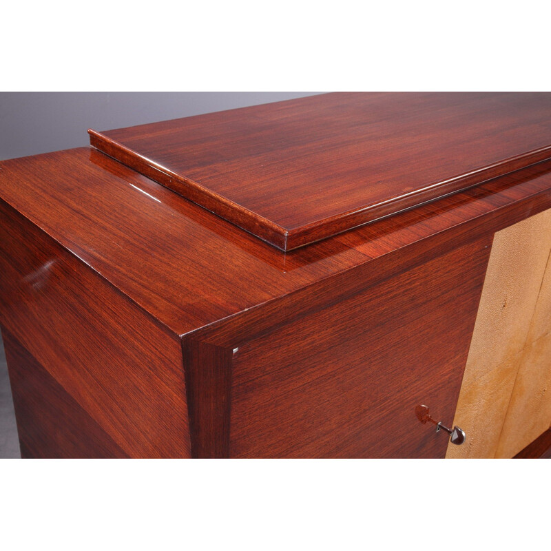 Vintage Mahogany and shagreen rosewood sideboard