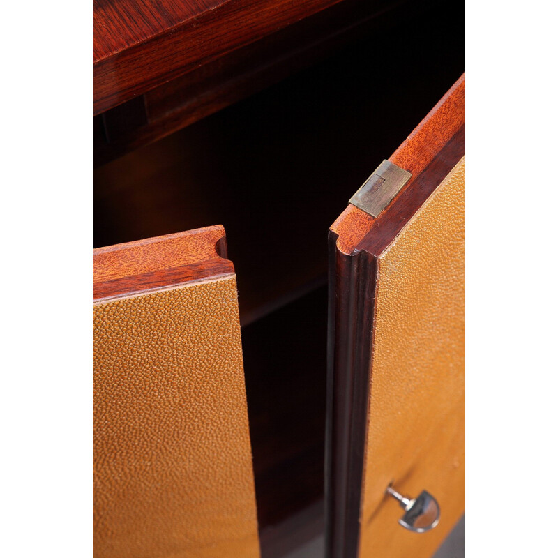 Vintage Mahogany and shagreen rosewood sideboard