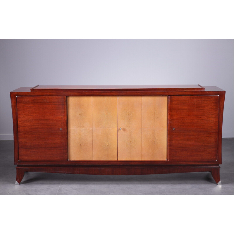 Vintage Mahogany and shagreen rosewood sideboard