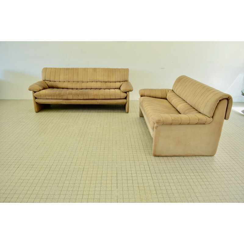Set of 2 vintage sofas De Sede DS86 Switzerland 1970s