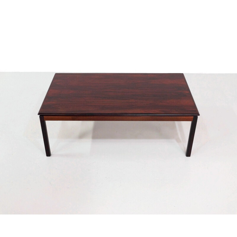 Vintage rosewood coffee table by Bruksbo for Haug Snekkeri, Norway 1960