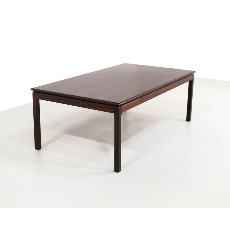 Vintage rosewood coffee table by Bruksbo for Haug Snekkeri, Norway 1960