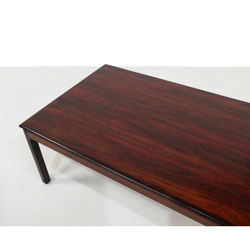 Vintage rosewood coffee table by Bruksbo for Haug Snekkeri, Norway 1960