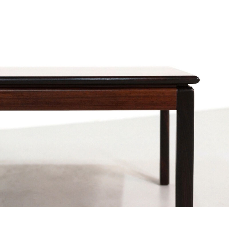 Vintage rosewood coffee table by Bruksbo for Haug Snekkeri, Norway 1960