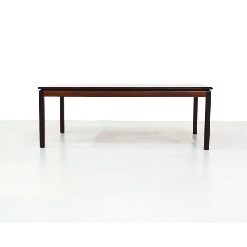 Mesa de café Vintage rosewood de Bruksbo para Haug Snekkeri, Noruega 1960