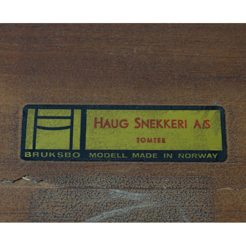 Table basse vintage en palissandre par Bruksbo pour Haug Snekkeri, Norvège 1960