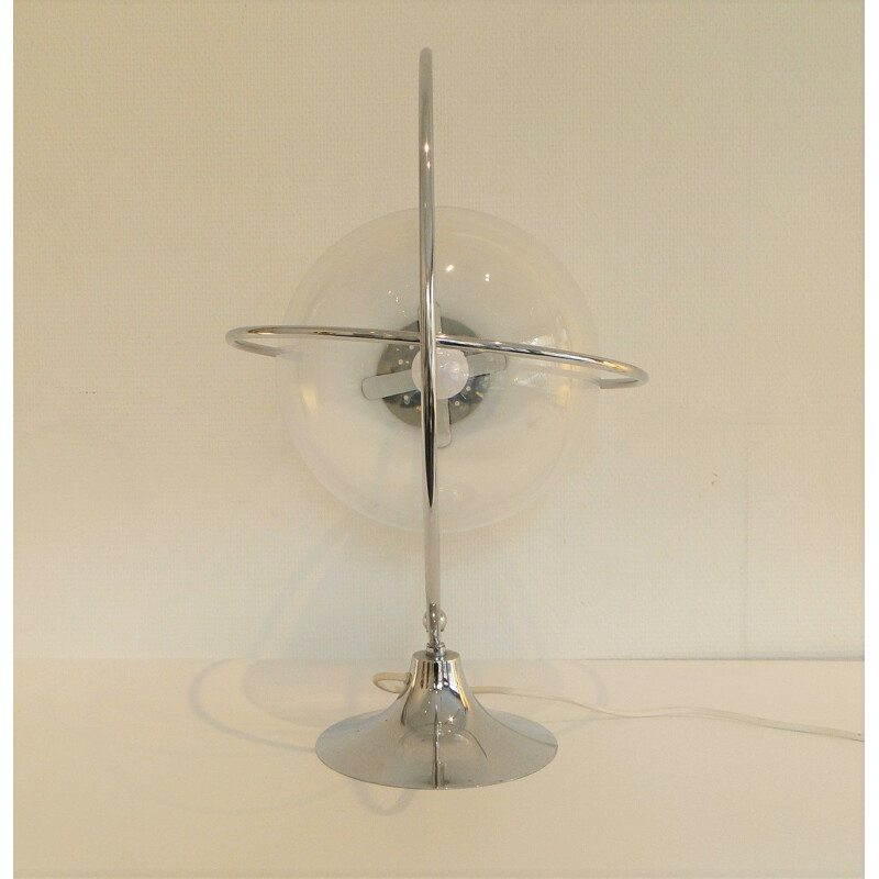 Lampe vintage Atome en verre de Murano 1970
