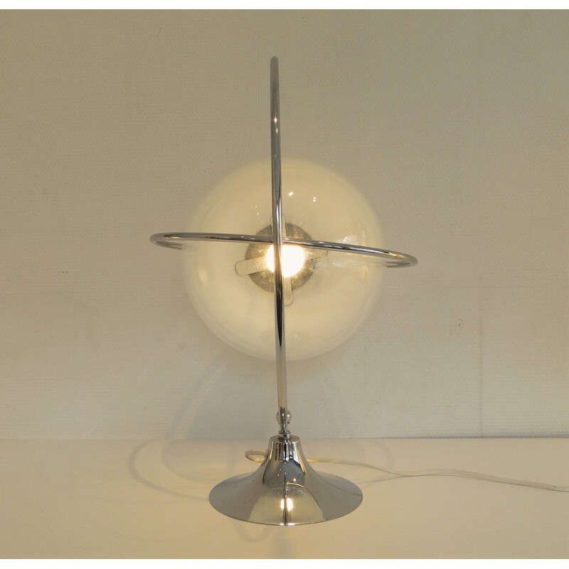 Lampe vintage Atome en verre de Murano 1970