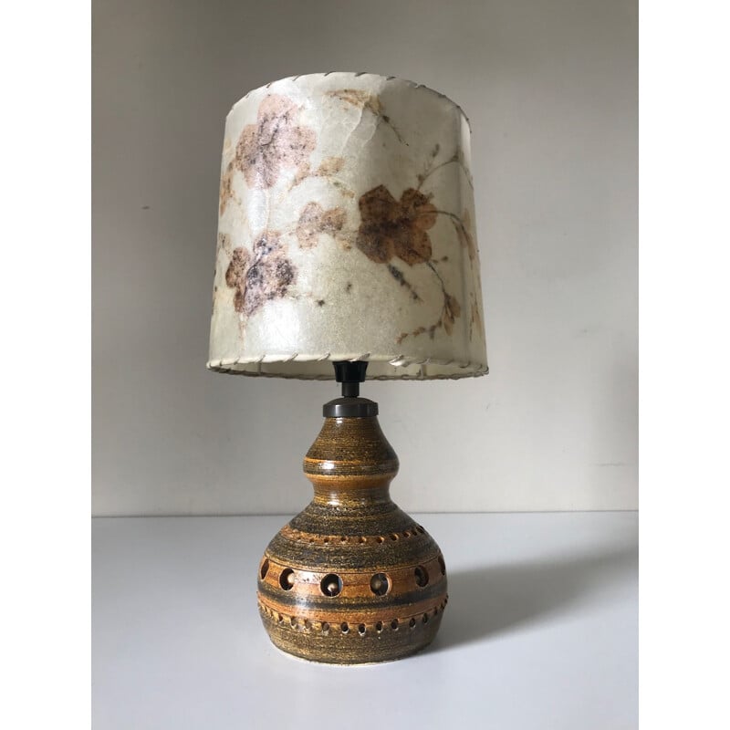 Vintage lamp ceramic Georges Pelletier 1960s