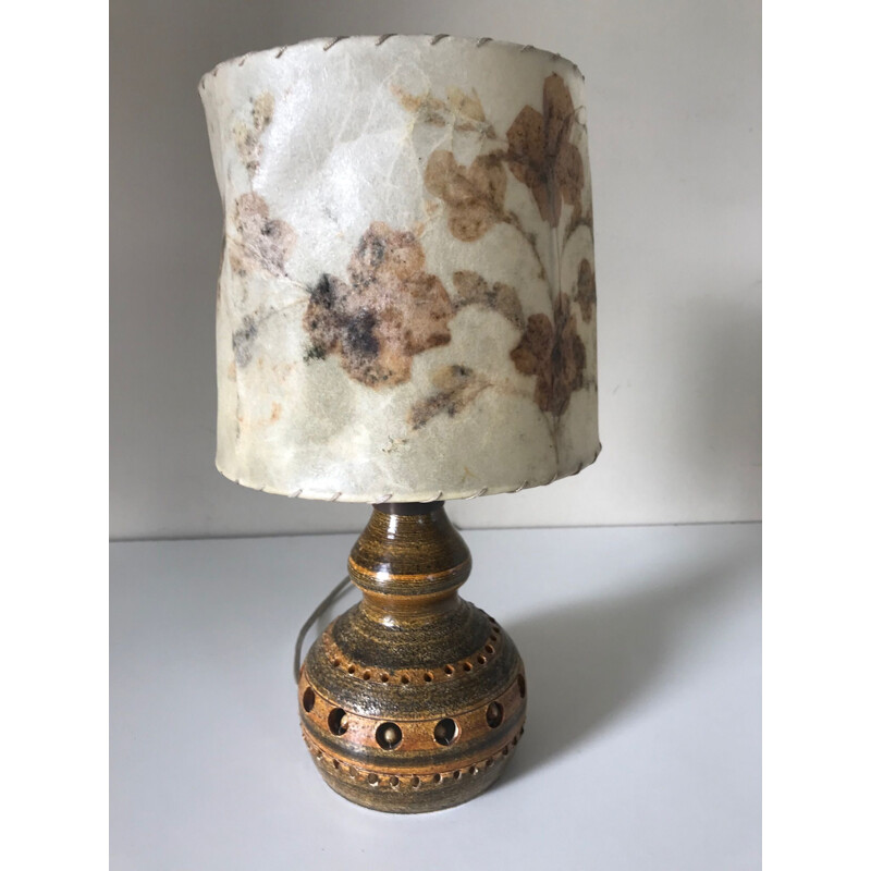 Vintage lamp ceramic Georges Pelletier 1960s