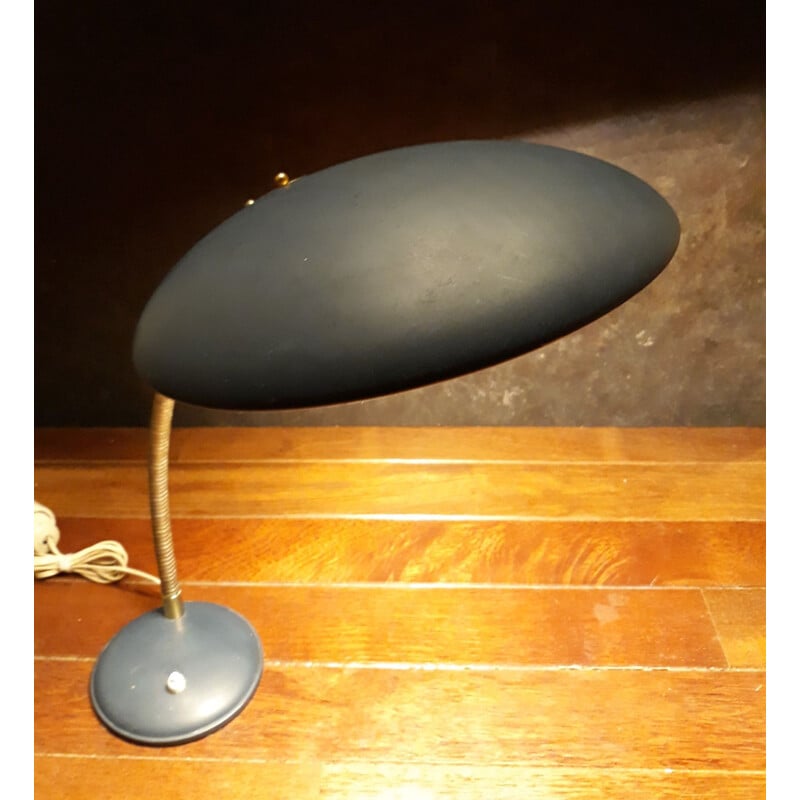 Vintage desk lamp flying saucer 1950s