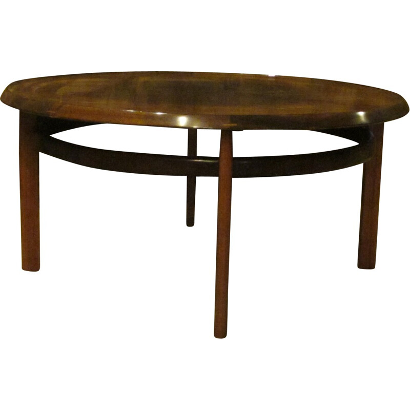 Haug Snekkeri coffee table in rosewood, Torbjørn AFDAL - 1960s