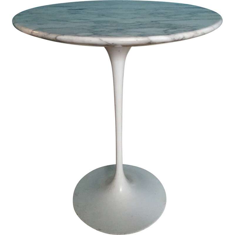 Knoll side table in marble and metal, Eero SAARINEN - 1960s