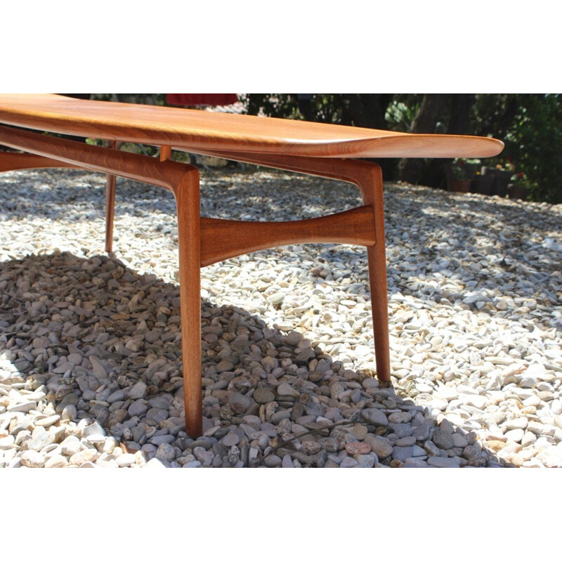 Scandinavian vintage coffee table for Mogens Kold in teak 1960