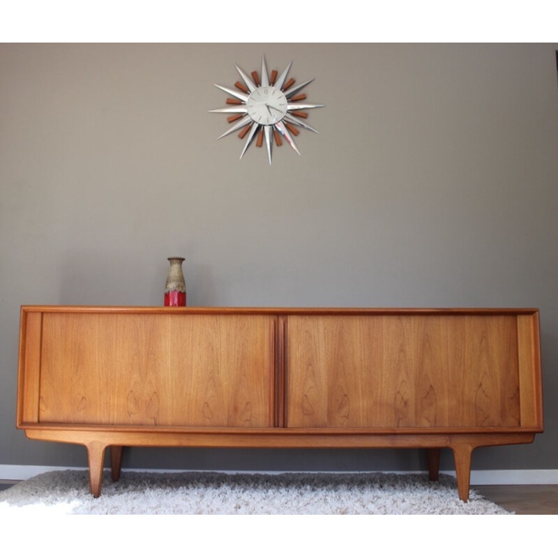 Vintage scandinavian sideboard for Pedersen & son in teak 1960