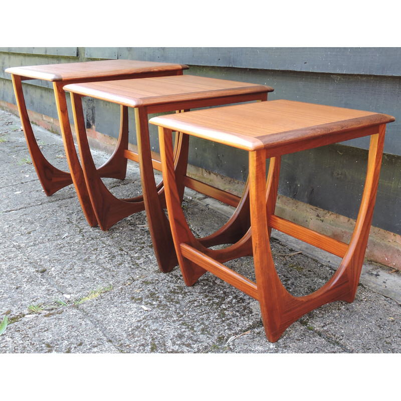 Vintage Teak Nesting Tables from G-Plan 1960s