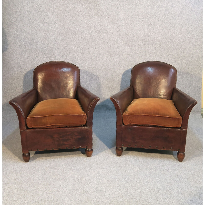 Pair of club chairs 1930