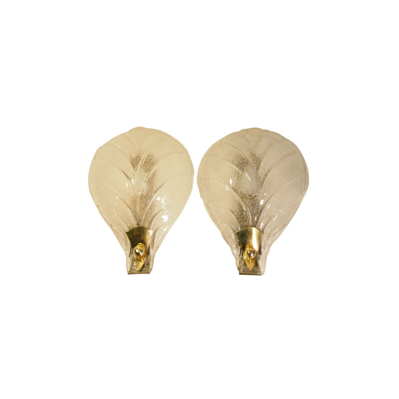 Pair of vintage wall light by Barobier Toso,1960