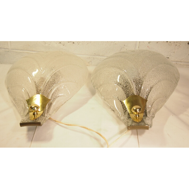 Pair of vintage wall light by Barobier Toso,1960