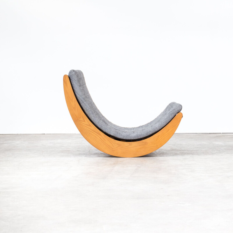 Vintage lounge rocking chair by Verner Panton for Matzform 1990s