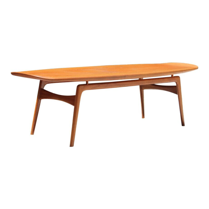Scandinavian vintage coffee table for Mogens Kold in teak 1960